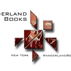 Wanderland Books LOGO red stone